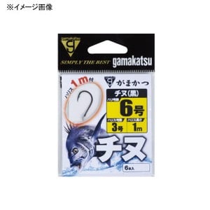 がまかつ(Gamakatsu) 糸付 チヌ １Ｍ 鈎１／ハリス１．５ 黒 11989