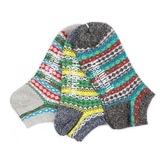 Healthknit(ヘルスニット) 3Pソックス レディス スニーカーソックス 182-3007HKP アンクル･ショートソックス