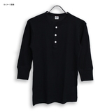 Healthknit(ヘルスニット) 7分袖 ワッフル ヘンリーネック Tee LG-003 半袖Tシャツ(メンズ)