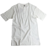Healthknit(ヘルスニット) 半袖 ワッフル ヘンリーネック Tee LG-005 半袖Tシャツ(メンズ)