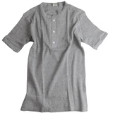 Healthknit(ヘルスニット) 半袖 ワッフル ヘンリーネック Tee LG-005 半袖Tシャツ(メンズ)