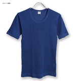 Healthknit(ヘルスニット) 半袖 ワッフル Uネック Tee LG-004 半袖Tシャツ(メンズ)