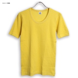 Healthknit(ヘルスニット) 半袖 ワッフル Uネック Tee LG-004 半袖Tシャツ(メンズ)