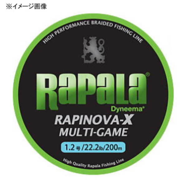 Rapala(ラパラ) ラピノヴァ･エックス マルチゲーム 150m RLX150M018LG オールラウンドPEライン