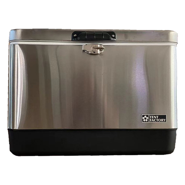 TENT FACTORY(テントファクトリー) メタルクーラー ステンレスボックス TF-MBS29 キャンプクーラー20～49リットル