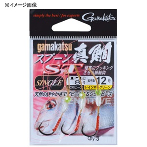がまかつ(Gamakatsu) スプーン真鯛ＳＴ（シングル） １１号 レインボーグリーン 45289