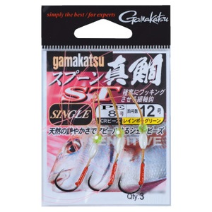 がまかつ(Gamakatsu) スプーン真鯛ST(シングル) 12号 レインボーグリーン 45289 がまかつ(Gamakatsu) スプーン真鯛ST(シングル) 12号 レインボーグリーン 45289