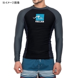 ケラン(KELLAN) メンズ ラッシュガード 長袖 「波ロゴ」 8602 ラッシュガード(メンズ)