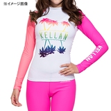 ケラン(KELLAN) レディース ラッシュガード 長袖 「パームツリー」 8605 ラッシュガード 長袖(レディース)