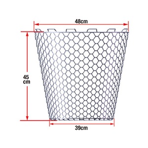 プロックス(PROX) 交換用ラバーランディングネット １９型４５ｃｍ クリアー PX89419C45