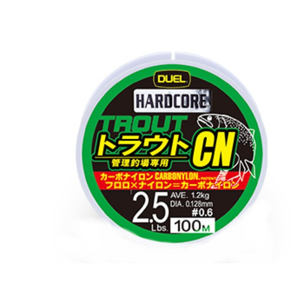 デュエル(DUEL) HARDCORE((ハードコア) 管釣トラウトCN 100m H4073-LM トラウト用ナイロンライン
