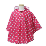 kukkahippo(クッカヒッポ) キッズ レインポンチョ ドット 14KH-PO-2 RD 90 レインポンチョ(キッズ/ベビー)