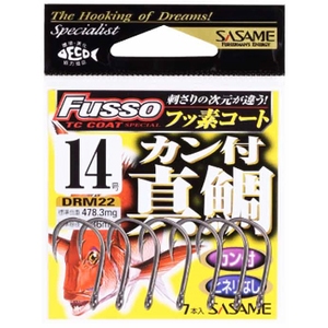 ささめ針(SASAME) カン付真鯛(TC フッ素コート) 14号 DRM22 ささめ針(SASAME) カン付真鯛(TC フッ素コート) 14号 DRM22
