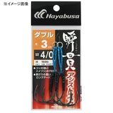 ハヤブサ(Hayabusa) 瞬貫アシストフック ダブル 3cm FS457-2/0 ジグ用アシストフック