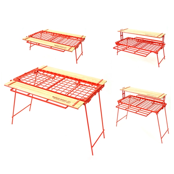 ネイチャートーンズ(NATURE TONES) 4way ラック & テーブル 4RT-R コンパクト/ミニテーブル
