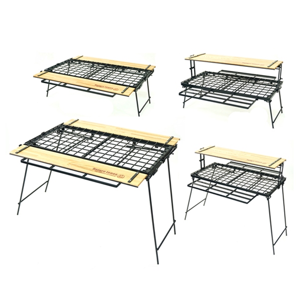 ネイチャートーンズ(NATURE TONES) 4way ラック & テーブル 4RT-B コンパクト/ミニテーブル