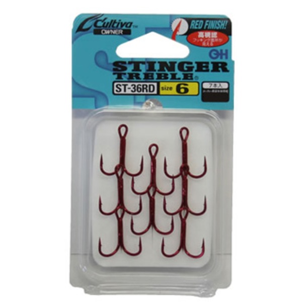 オーナー針 ST-36RD スティンガートリプルフック 11630 トリプルフック