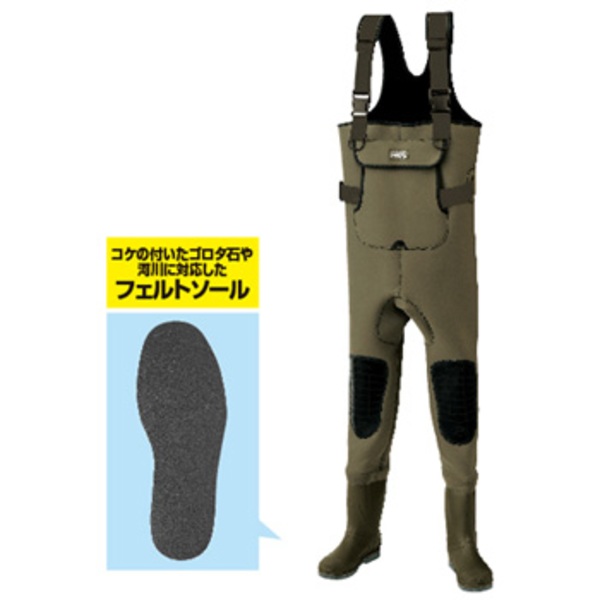 プロックス(PROX) PX5504 ネオプレンチェストフェルトウェダー PX5504LL ブーツフット