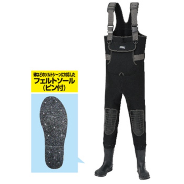 プロックス(PROX) ネオプレンチェストフェルトウェダー(ピン付) PX8722M ブーツフット