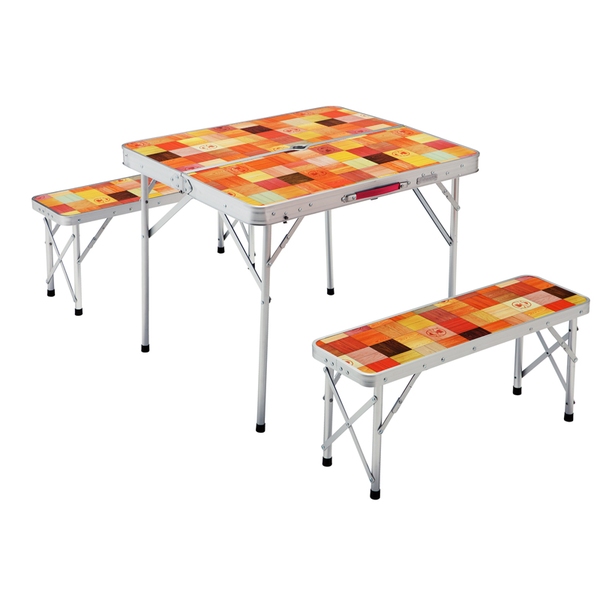 Coleman(コールマン) ナチュラルモザイクファミリーリビングセットミニプラス 2000026758 テーブル･チェアセット