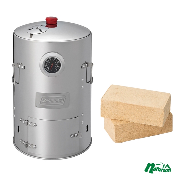 Coleman(コールマン) ステンレススモーカーII+スモークウッドパック オリジナルブレンド【お得な2点セット】 2000026791 スモーカー