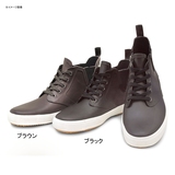 BCR プレーントゥ レースアップ サイドゴア レインブーツ 12301316 アウトドアブーツ ロング