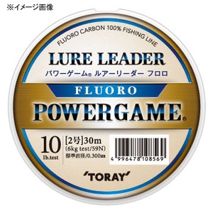東レモノフィラメント(TORAY) パワーゲーム ルアーリーダー フロロ ３０ｍ ２．５号／１２ｌｂ ナチュラル S75G