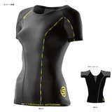 SKINS(スキンズ) DNA W ショートスリーブトップ DK9906004 半袖アンダーウェア(レディース)