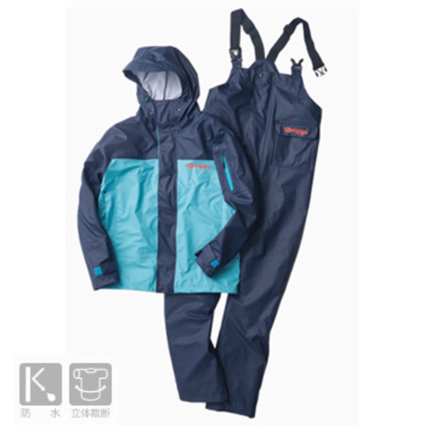 リバレイ RBB RBB フィッシャーマンレインスーツII 8706 フィッシングレインウェア(上下)