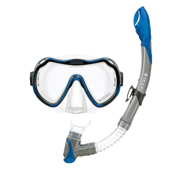 IKARI(イカリ) スノーケル&マスク シリコンセットメンズ SM-102Q スノーケリング用品