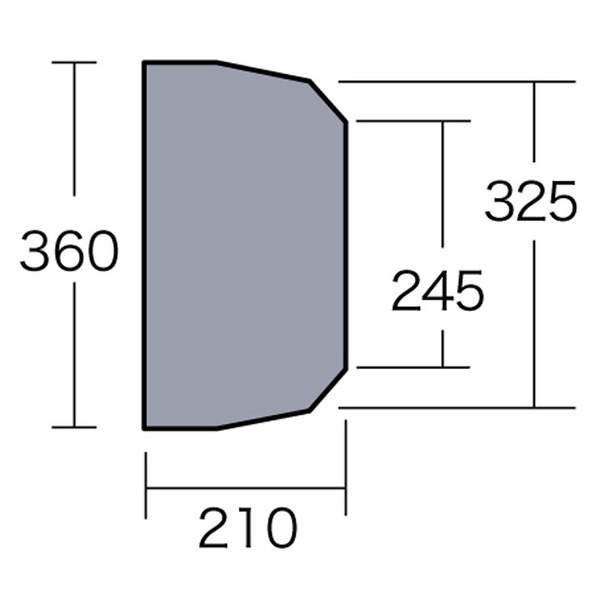 ogawa(キャンパルジャパン) PVCマルチシート ティエラワイドII用 1422 グランドシート
