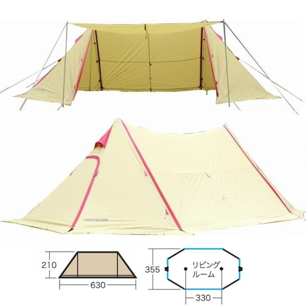 ogawa campal オガワ テント ツインピルツ フォーク 3342