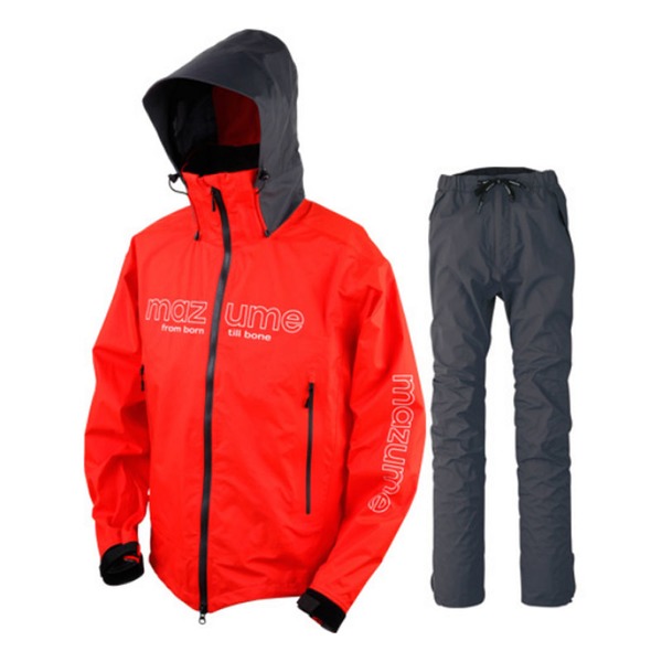 MAZUME(マズメ) MZRS-266 レッドムーンレインスーツ Ver.2 MZRS-266-08 フィッシングレインウェア(上下)