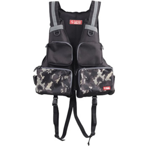 リバレイ レッドレーベル RL フローティングベスト 6382 タックル収納付き