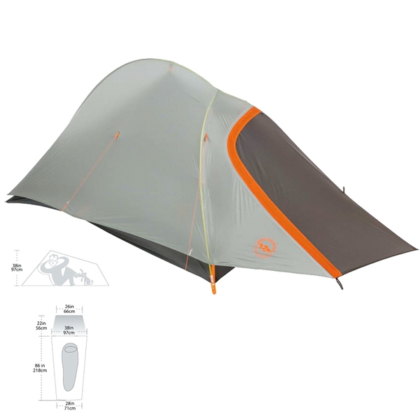 BIG AGNES(ビッグアグネス) フライクリークUL1mtnGLO TFLY1MG14 ツーリング&バックパッカー