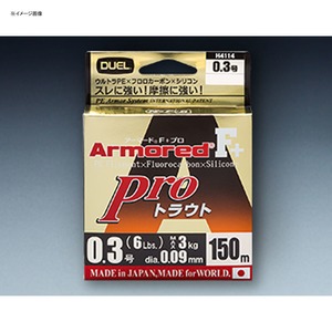 デュエル(DUEL) ARMORED(アーマード) F+ プロ トラウト 150m H4113 トラウト用PEライン