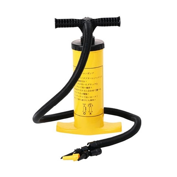 ヒオキ ダブルアクションポンプ(中) 空気入れ SB6060 フロートマット&浮き輪