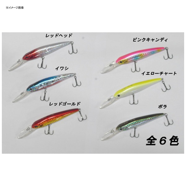 マルシン漁具(Marushin) F-90 Chi(チィー)   ミノー(リップ付き)