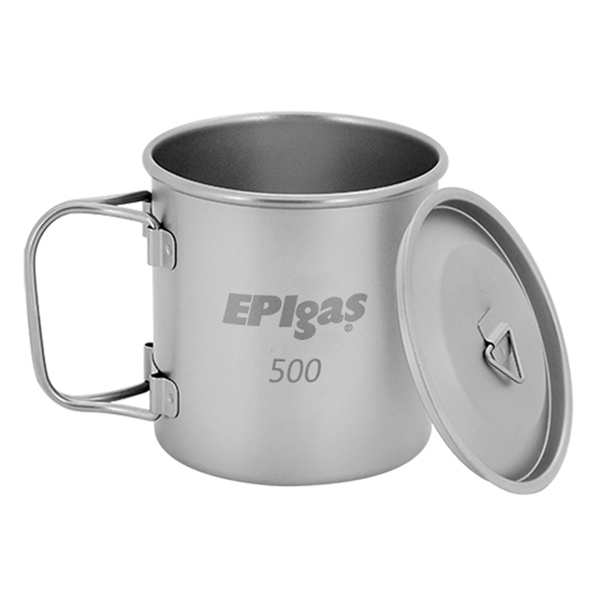 EPI(イーピーアイ) シングルチタンマグカバーセット500 T-8117 チタン製マグカップ