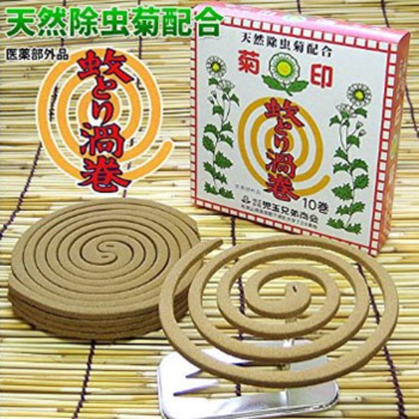 児玉兄弟商会(コダマ) 天然除虫菊配合 菊印 10巻入り   防虫､殺虫用品