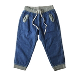 gym master(ジムマスター) デニムリブクロップトパンツ G121341 ハーフ･ショートパンツ(メンズ)