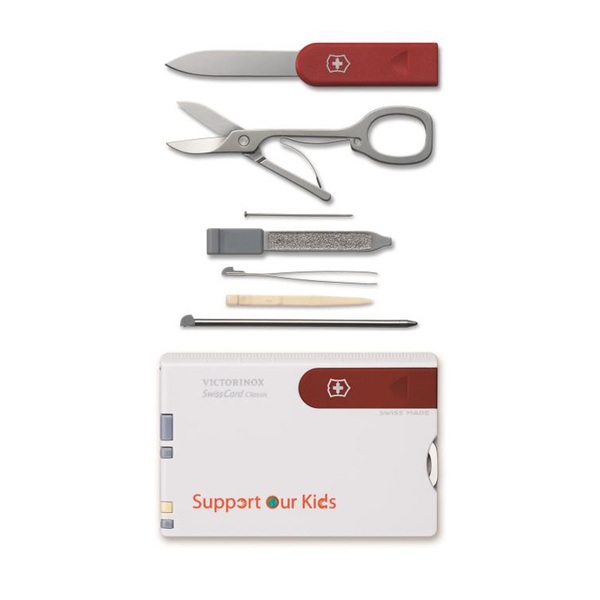 VICTORINOX(ビクトリノックス) 【国内正規品】スイスカード Support Our Kids 0.7107-X1 カード型ツールナイフ