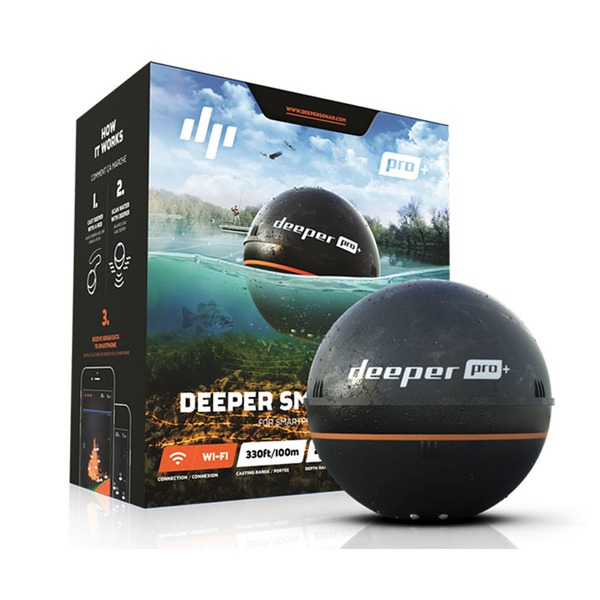 ディーパー Deeper Pro+(ディーパー プロ+) ワイヤレススマート GPS 魚群探知機   魚群探知機