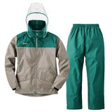 ロゴス(LOGOS) クリアフードレインスーツ ライム 28735602 レインスーツ