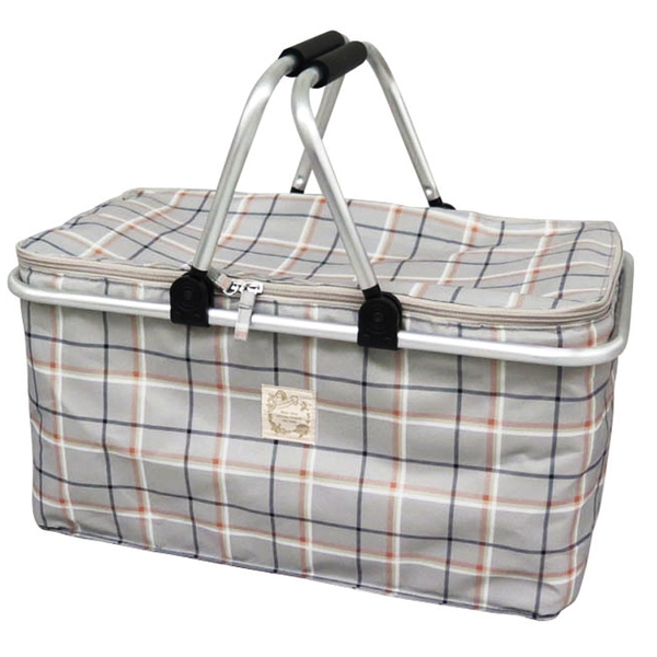 あまの(AMANO) クーラーバスケット/チェック SAS1823 キャンプクーラー20～49リットル