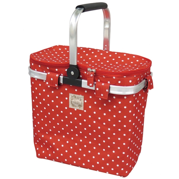 あまの(AMANO) 自転車カゴ保冷/ドット SAS1831 キャンプクーラー20～49リットル