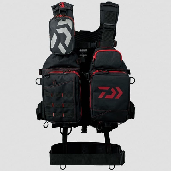 ダイワ(Daiwa) DF-6107 ベンチクールゲームベストIII 04535672 タックル収納付き