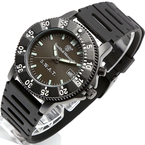Smith＆Wesson(スミス＆ウェッソン) SWAT WATCH BLACK POLICE SERIES(スワットウォッチ ポリスシリーズ) sww-45