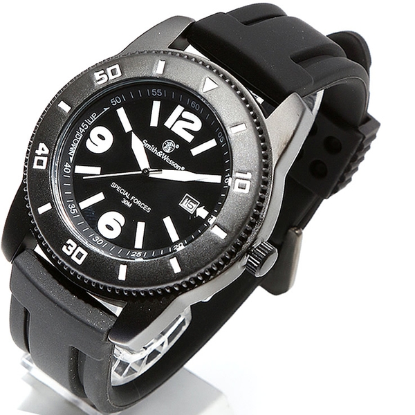 Smith&Wesson(スミス&ウェッソン) PARATROOPER WATCH BLACK(パラトルーパー ウォッチ) sww-5983 ミリタリーウォッチ