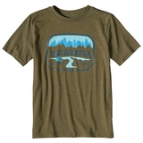 パタゴニア(patagonia) ボーイズ ポインテッド ウエスト コットン/ポリ Tシャツ 62217 半袖シャツ(ジュニア/キッズ/ベビー)